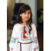 Embroidered dress/blouse/tunic "Cute Flowers"